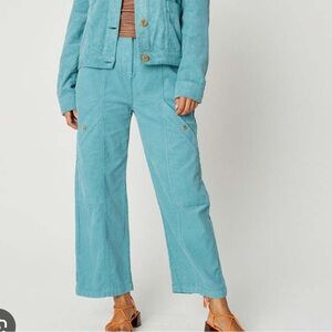 Back Beat Co Corduroy James Pant in Teal